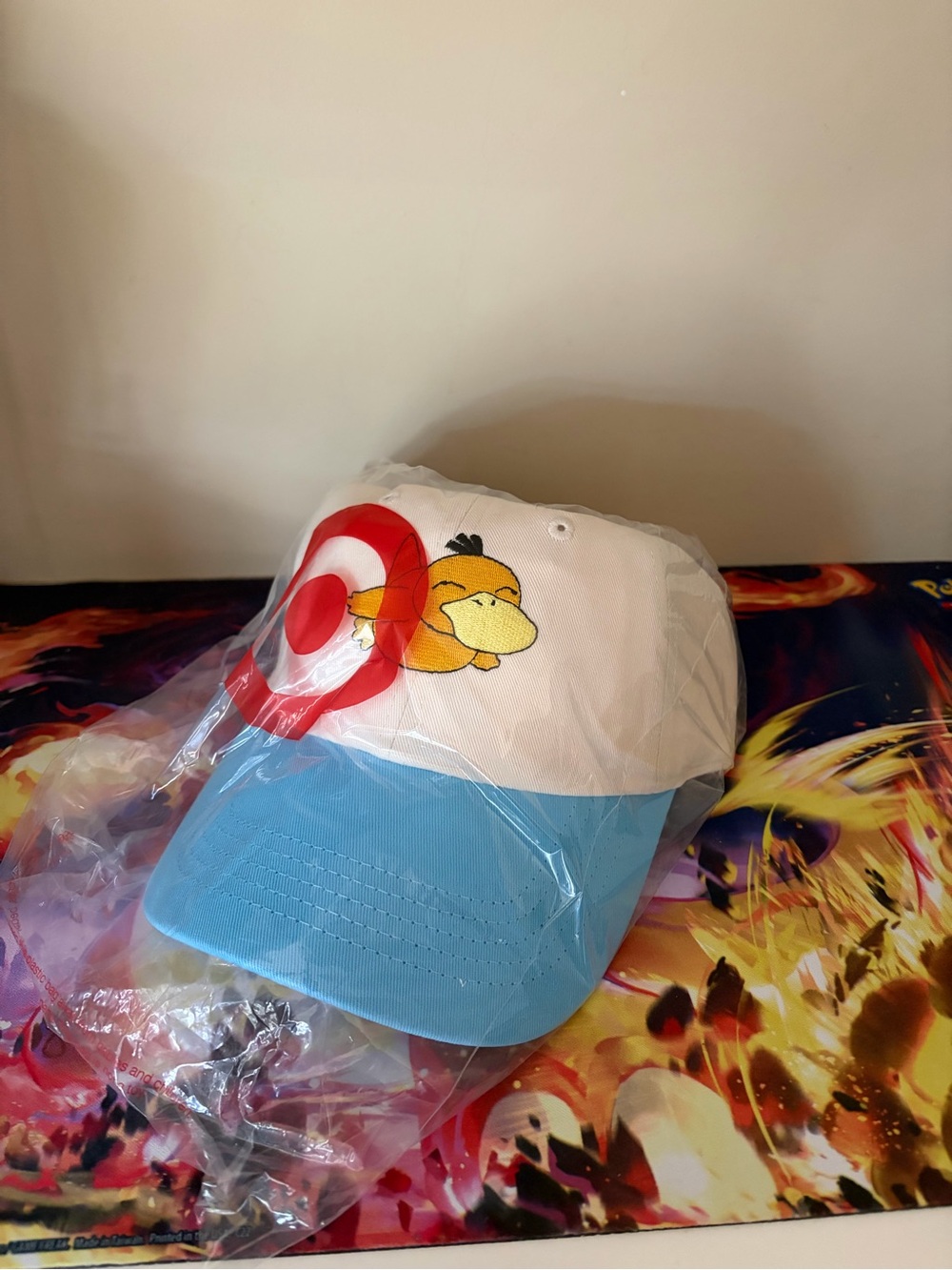 Target x Pokemon Psyduck Baseball Cap - White and Light Blue